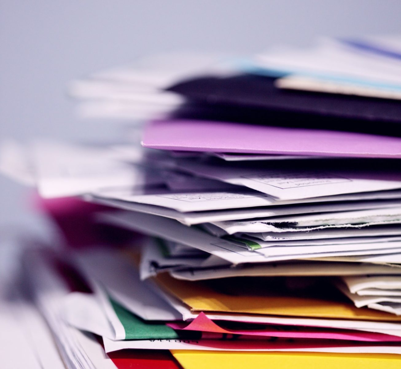 pile of printing papers